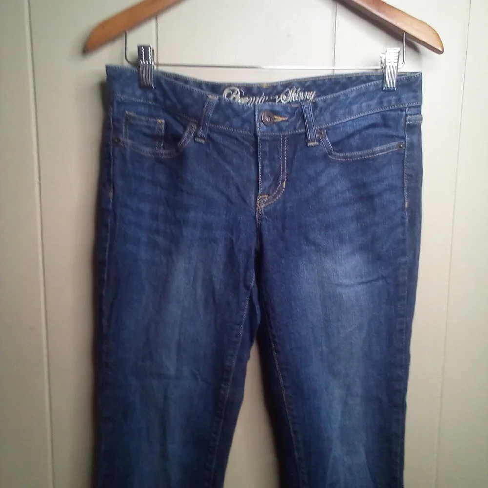 Gap Jeans 4 27 Premium Skinny Button Ankle Blue